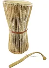  Preview image for (2) Ghana Lunga Drum & Beater 