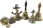  Preview image for Vintage Sleigh & Hand Bells, Brass, 