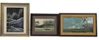  Preview image for (3pc) J.S. Landscape Oil & Pastel On 