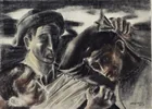  Preview image for Willis Nelson (b.1930) Laborers Charcoal 