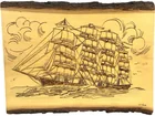  Preview image for Zurkan Signed Clipper Ship Wood Art 