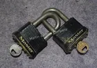  Preview image for Lot# 314 - Pair of Master Locks w/ Keys 