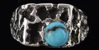  Preview image for Navajo Bisbee Turquoise Sterling Ring 