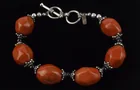  Preview image for Sterling Red Jasper Nugget Bracelet 