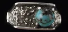  Preview image for Navajo Bisbee Turquoise Sterling Ring 