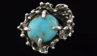  Preview image for Navajo Bisbee Turquoise Sterling Ring 
