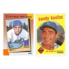  Preview image for (2) Sandy Koufax Baseball Cards 
