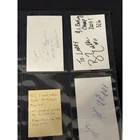  Preview image for 25 Boston Red Sox Signed Index Cards 