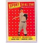  Preview image for 1958 Topps Mickey Mantle All-Star Card 