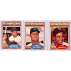  Preview image for 3 1962 Topps All-Star Baseball Cards 