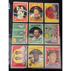  Preview image for (10) 1959 Topps Baseball HOF Cards 