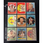  Preview image for (10) 1959 Topps Baseball HOF cards 