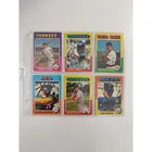  Preview image for 1975 Topps Baseball Cards Six-Card Lot 