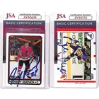  Preview image for Signed Cards Jeremy Roenick and Brett 