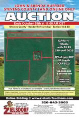 Stevens County Land Online Only Auction