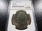 Preview image for 1972 Type 1 Eisenhower Dollar - NGC MS65 