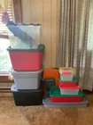  Preview image for Lot# 136 - STACK OF TOTES WITH LIDS 