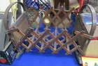  Preview image for Vintage Wooden Accordion Wine Rack 