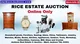 Rice Estate Auction