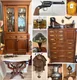 High Victorian furniture, lamps, collectibles+!