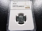  Preview image for 1943 Lincoln Steel Wheat Cent - NGC MS66 