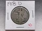  Preview image for Lot# 10 - 1918-D WALKING LIBERTY HALF DO 