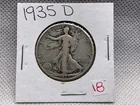  Preview image for Lot# 18 - 1935-D WALKING LIBERTY HALF DO 