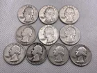  Preview image for Lot# 38 - LOT OF (10) WASHINGTON SILVER  