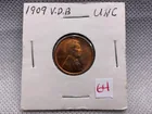  Preview image for Lot# 64 - 1909 VDB LINCOLN CENT UNCIRC 