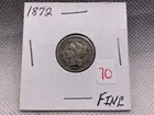  Preview image for Lot# 70 - 1872 NICKEL THREE CENT FINE 