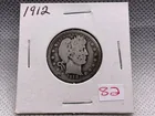  Preview image for Lot# 82 - 1912 BARBER QUARTER 
