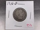  Preview image for Lot# 83 - 1916-D BARBER QUARTER 
