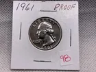  Preview image for Lot# 98 - 1961 WASHINGTON QUARTER PROOF 