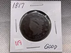  Preview image for Lot# 119 - 1817 LARGE CENT GOOD 