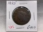  Preview image for Lot# 125 - 1825 LARGE CENT GOOD 