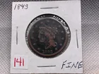  Preview image for Lot# 141 - 1843 LARGE CENT FINE 