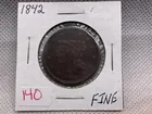  Preview image for Lot# 140 - 1842 LARGE CENT FINE 