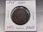  Preview image for Lot# 143 - 1845 LARGE CENT FINE 