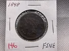  Preview image for Lot# 146 - 1848 LARGE CENT FINE 