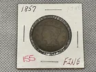  Preview image for Lot# 155 - 1857 LARGE CENT FINE - KEY DA 