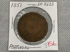  Preview image for Lot# 156 - 1851 PORTUGAL 10 REIS 
