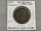  Preview image for Lot# 157 - 1854 CANADIAN ONE HALF PENNY  