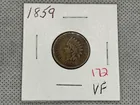  Preview image for Lot# 172 - 1859 INDIAN CENT VF 