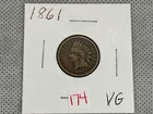  Preview image for Lot# 174 - 1861 INDIAN CENT VG 