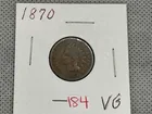  Preview image for Lot# 184 - 1870 INDIAN CENT VG 
