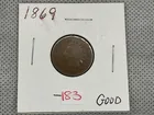  Preview image for Lot# 183 - 1869 INDIAN CENT GOOD 