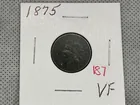  Preview image for Lot# 187 - 1875 INDIAN CENT VF 
