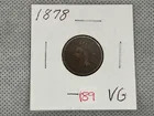  Preview image for Lot# 189 - 1878 INDIAN CENT VG 