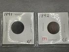  Preview image for Lot# 199 - 1891 XF & 1892 XF INDIAN CENT 