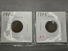  Preview image for Lot# 207 - 1902 FINE & 1905 VG INDIAN CE 